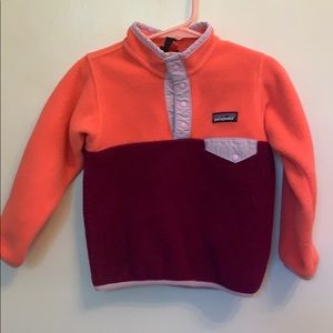 Girls 3T Patagonia pullover.